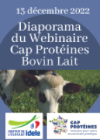 Diaporama du webinaire bovin lait du 13 décembre 2022