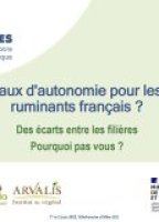 Quels niveaux d'autonomie pour les systèmes ruminants français ?