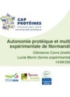 Autonomie protéique et multiperformance à la ferme expérimentale de Normandie - La Blanche Maison