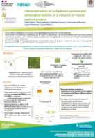 Praidiv Characterization of polyphenol content and antioxidant activity of a network of French pasture grasses