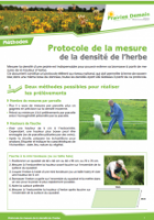 Fiche méthode Mesure de la densité de l'herbe PNG